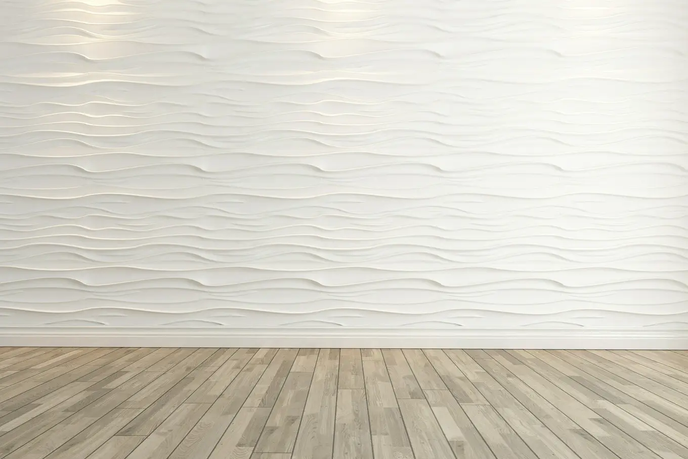 ściana z panelami 3D