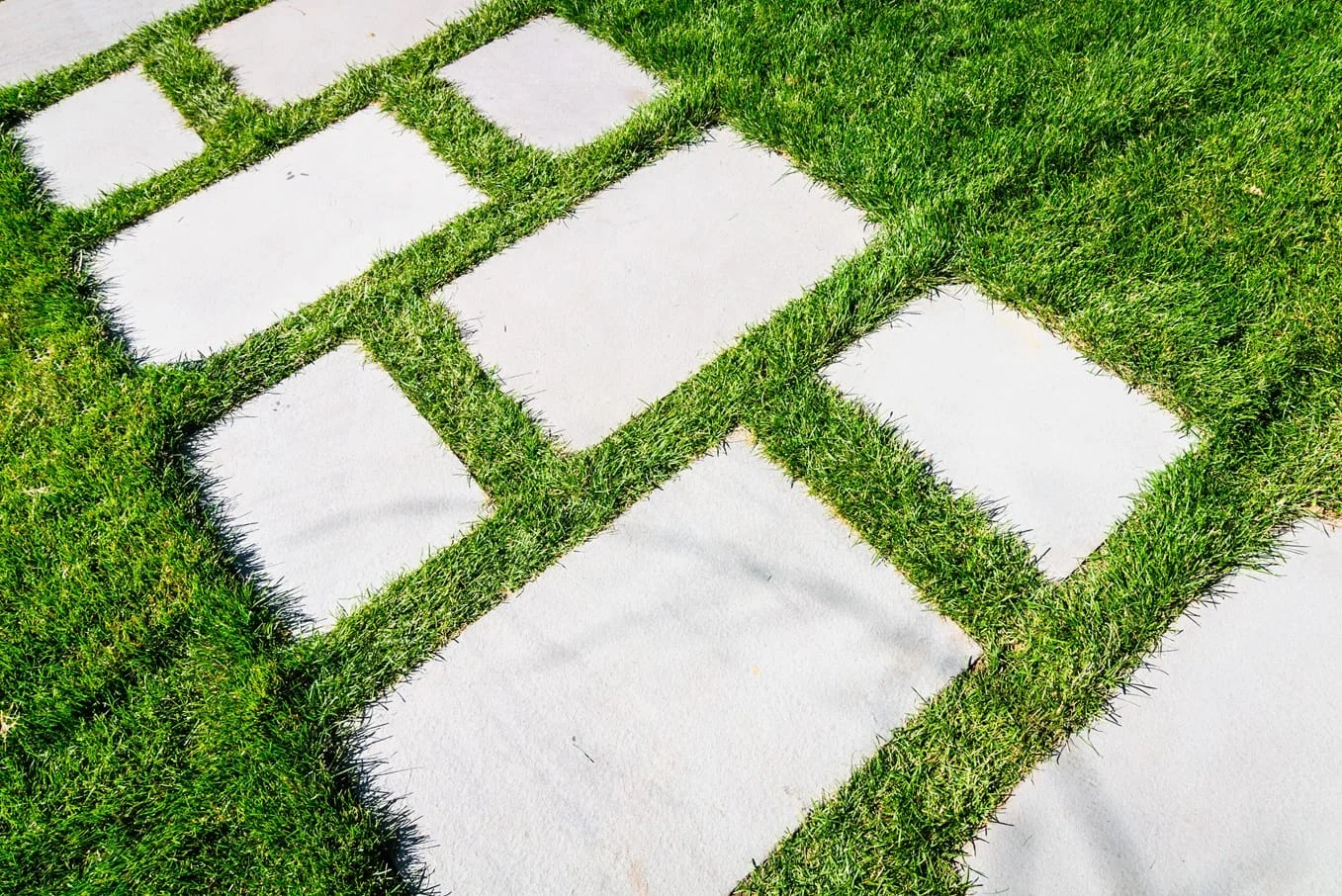 białe płyty chodnikowe